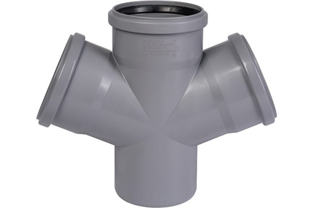 Крестовина с радиальным подключением 45° Ostendorf HT (Ø110 х 110 х 110)