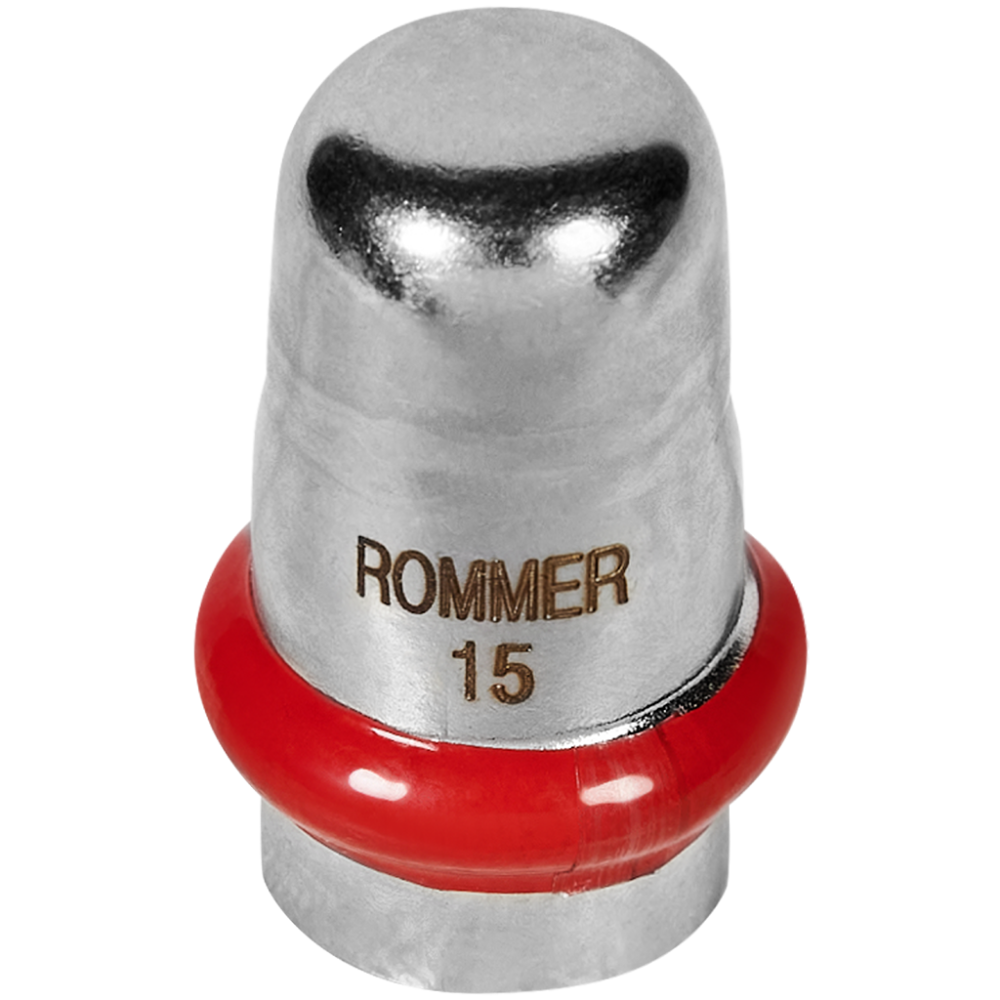 Заглушка ВПр, ROMMER из нержавеющей стали прессовой (15)